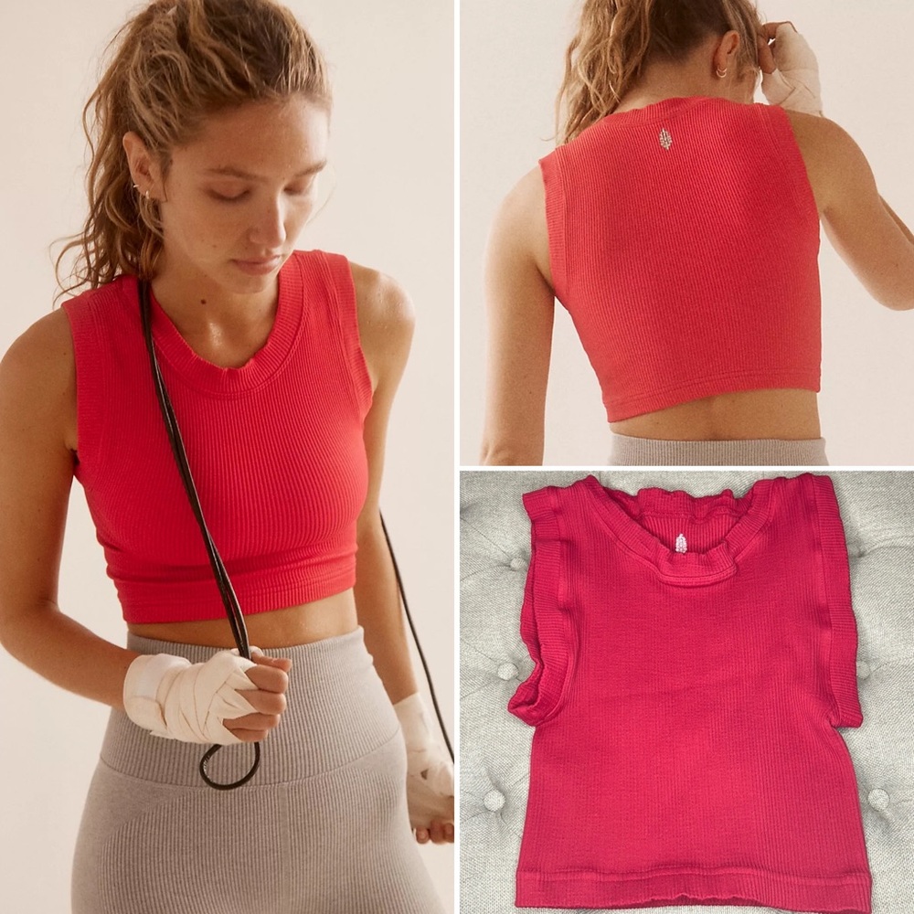 NEW Free People Happiness Runs Muscle Tank